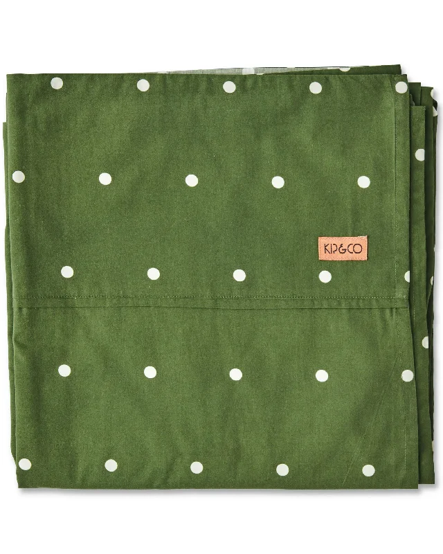 Moisture - Wicking Cotton Sheets for a Dry and Comfortable SleepPolkadot Cactus Organic Cotton Flat Sheet