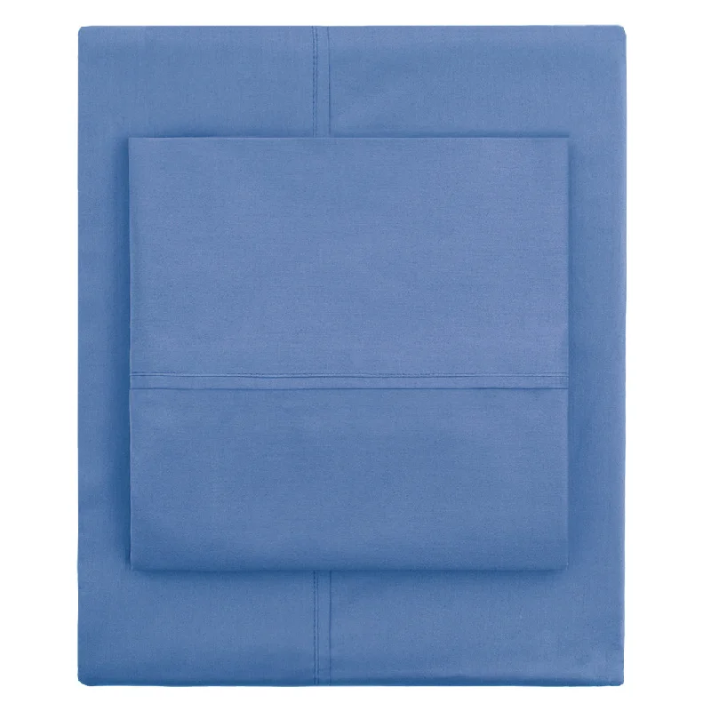 Linen - Cotton Blend Sheets for a Natural and Versatile OptionCapri Blue 400 Thread Count Sheet Set (Fitted, Flat, & Pillow Cases) Linen - Cotton Blend Sheets for a Natural and Versatile OptionCapri Blue 400 Thread Count Sheet Set (Fitted, Flat, & Pillow Cases)