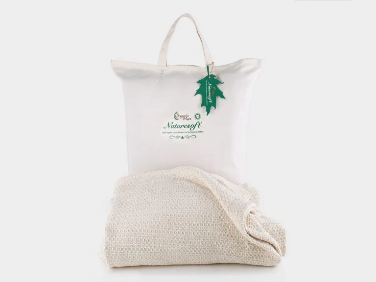 Memory foam weighted relaxation blankets​Rayon from bamboo blankets for a silky and breathable feelOrganics and More Naturesoft Organic Cotton Blankets