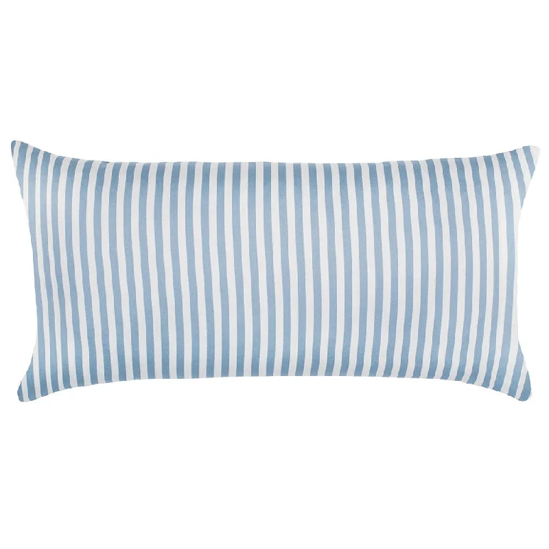 Firm Pillows for Side SleepersFrench Blue Striped Throw Pillow