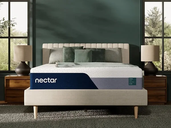 Natural latex and organic cotton blend mattressesNectar Premier Memory Foam 5.1 Twin XL Mattress