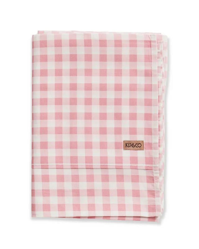 Quilted Cotton Sheets for a Warm and Inviting BedGingham Candy Organic Cotton Flat Sheet