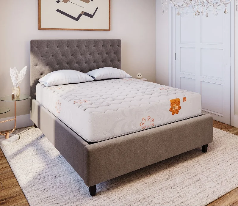 Natural latex and organic cotton blend mattressesPranaSleep Karma Select 2 Hybrid Firm Mattress