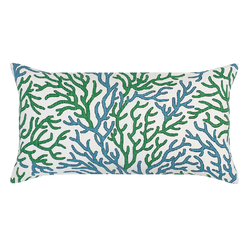 Orthopedic Pillows for Back Pain ReliefThe Green and Teal Reef Throw Pillow