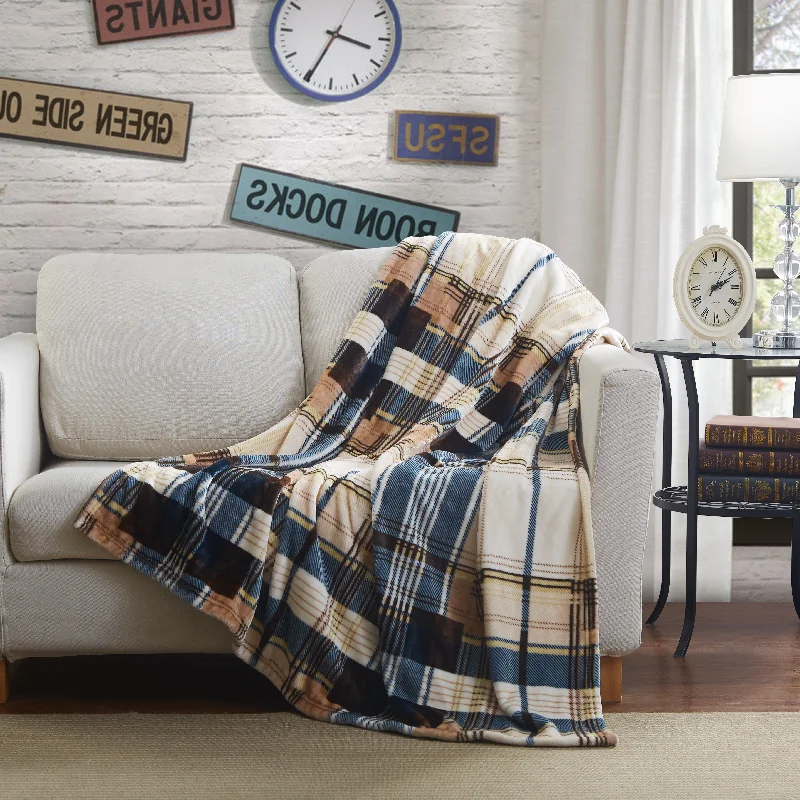 Outdoor hammock - friendly lightweight blankets​Bamboo fiber blankets with natural antibacterial propertiesTache Super Soft Winter Cabin Flannel Throw Blanket