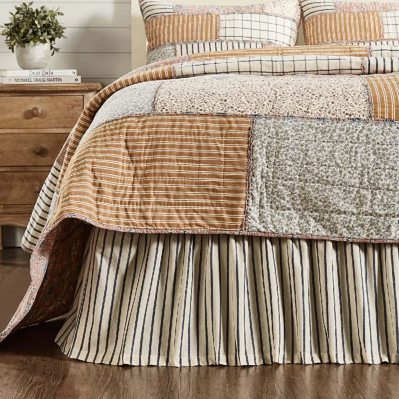 Twin - size bed skirts for a single bedKaila Queen Bed Skirt 60x80x16 VHC Brands