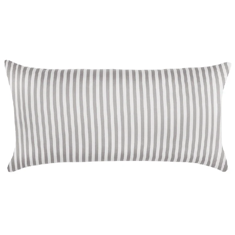 Firm Pillows for Side SleepersGrey Striped Throw Pillow