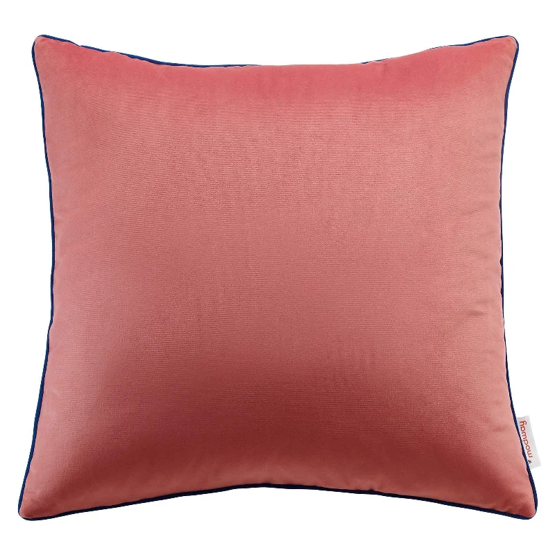 Bolster Pillows for Sofa DecorationModway EEI-4698 Accentuate 18" Performance Velvet Throw Pillow