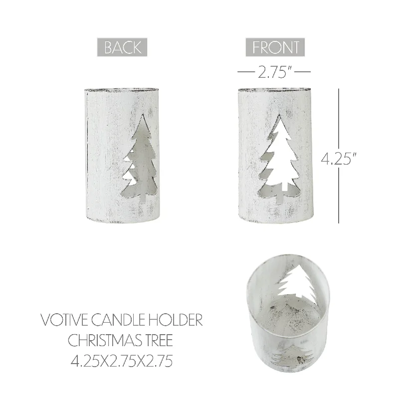 Bed skirts with a nautical themeVotive Candle Holder Christmas Tree 4.25x2.75x2.75