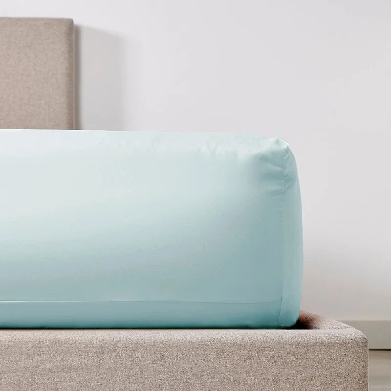 Quilted Cotton Sheets for a Warm and Inviting BedBeach Blue Fitted Sheet