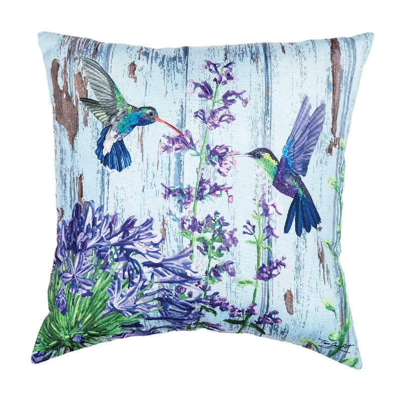 Square Pillows for Modern Home DecorHummingbird Paradise Pillow