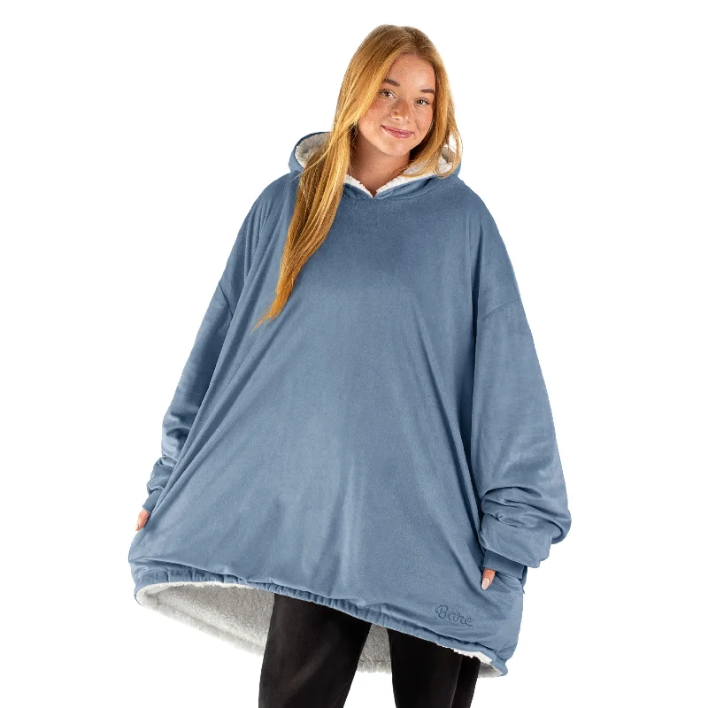 Anti - bacterial microfiber travel blankets​Cashmere blankets for ultimate softness and luxuryBare Homey B-Cozy Sherpa Wearable Blanket - Adult