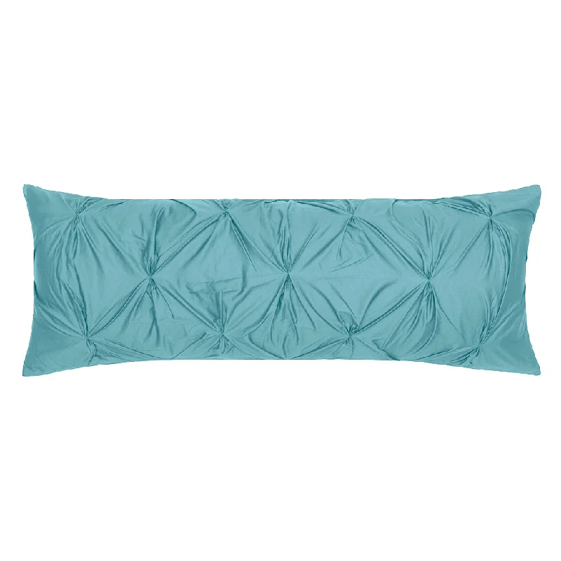 Feather Pillows for a Luxurious SleepThe Turquoise Pintuck Extra Long Lumbar Throw Pillow