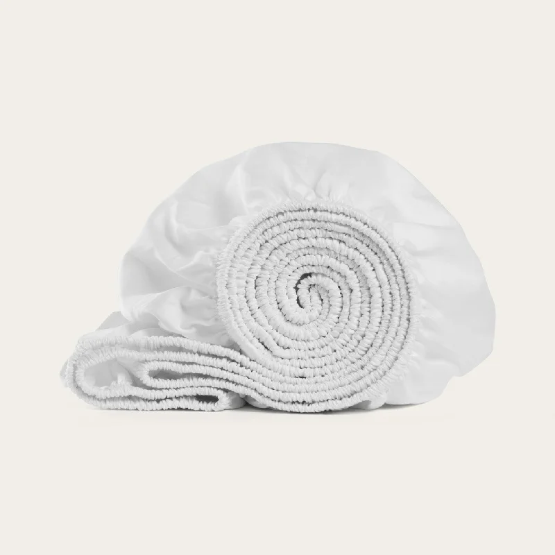 Sheet Sets with Multiple Pillowcase OptionsOrganic Cotton Baby Cot Sheet - Snow White