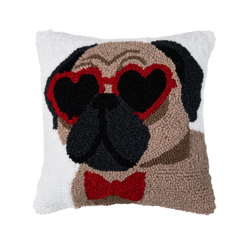 Feather Pillows for a Luxurious SleepPugs & Kisses Hooked Mini Pillow